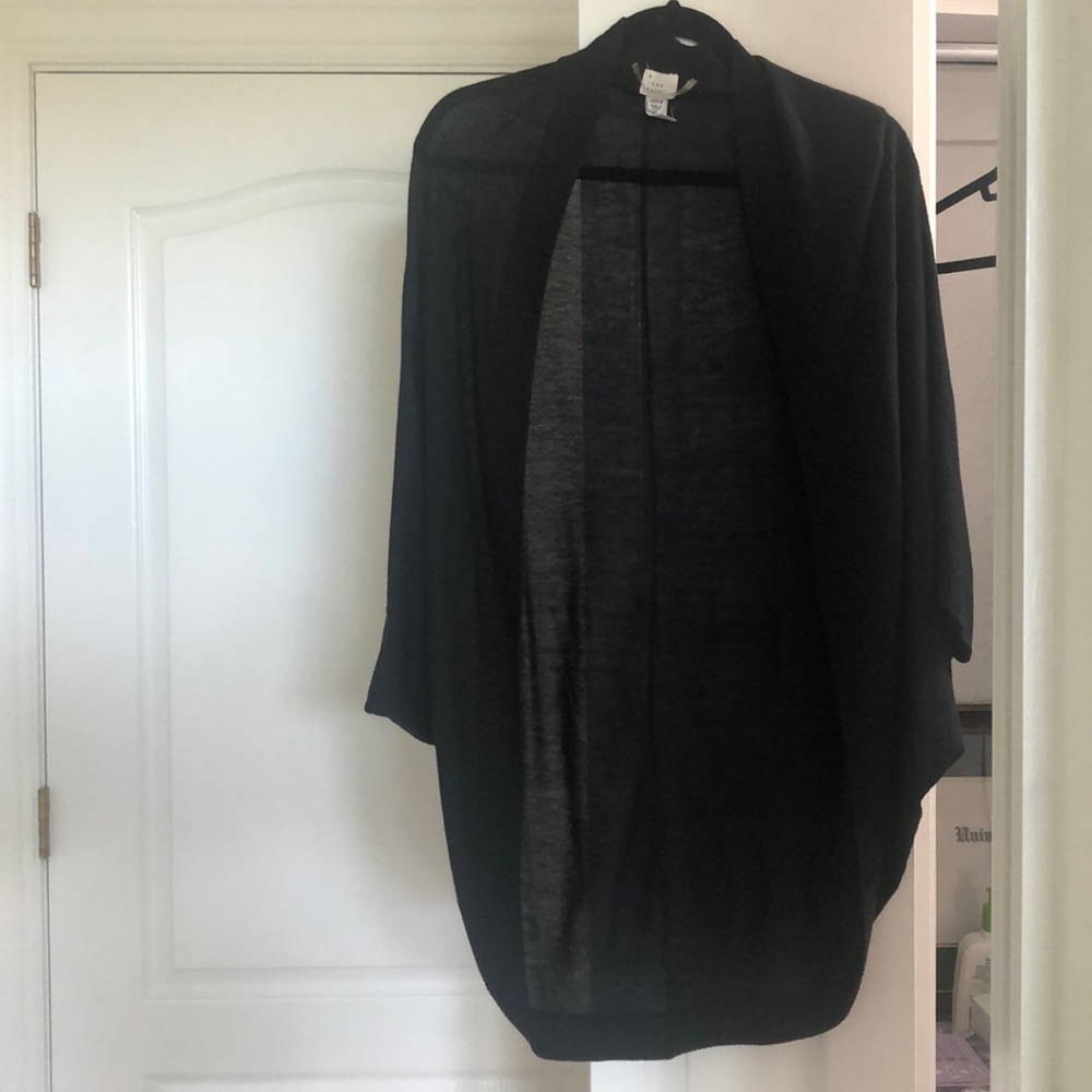 Black slouchy Cardigan